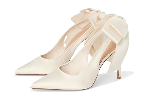 Steve Madden Damen Teacup Pumps, Elfenbeinfarbenes Satin, 39 EU von Steve Madden