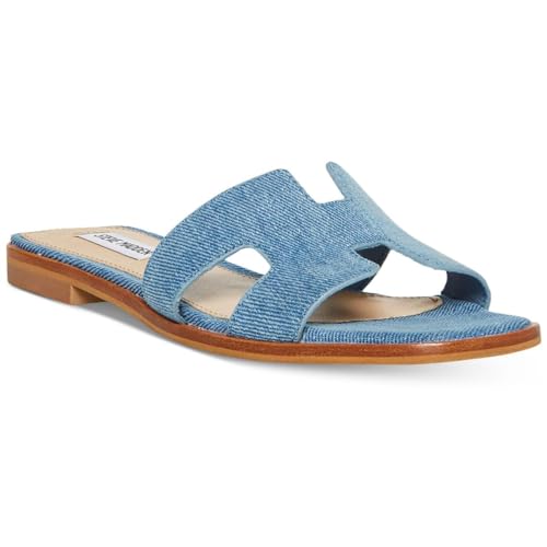Steve Madden Hadyn Damenpantolette, Jeansstoff, 40 EU von Steve Madden