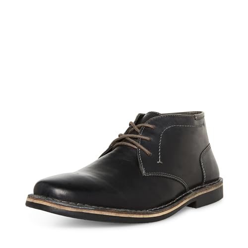 Steve Madden Harken Chukka Herren Stiefel, Schwarz (schwarz), 39.5 EU von Steve Madden