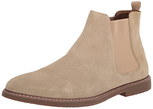 Steve Madden Herren Highline Chelsea-Stiefel, Sand, Wildleder, 40 EU von Steve Madden