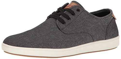 Steve Madden Herren Fenta Modischer Sneaker, Schwarzer Stoff, 46 EU von Steve Madden