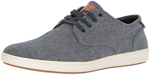 Steve Madden Herren Fenta Modischer Sneaker, Blauer Stoff, 41-42 EU/ 8.5M von Steve Madden
