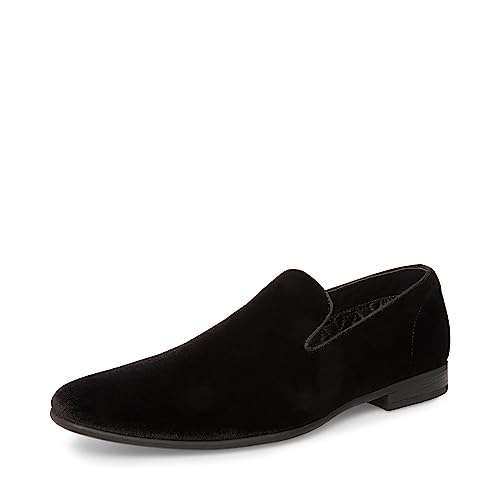 Steve Madden Herren Laight Slipper, Black Velvet, 44.5 EU von Steve Madden