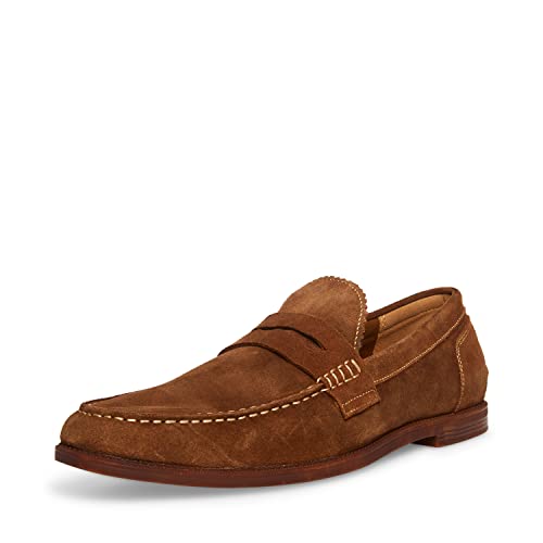 Steve Madden Herren Ramsee Penny Loafer, Tabakfarben, 45 EU von Steve Madden