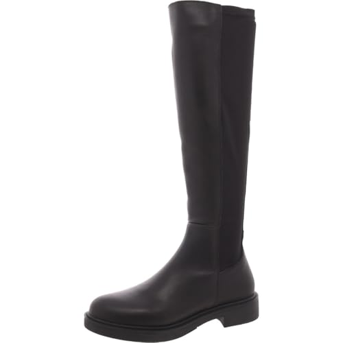 Steve Madden Lexington Damen kniehohe Stiefel aus Leder mit Reißverschluss, Schwarz, 36-37 EU von Steve Madden