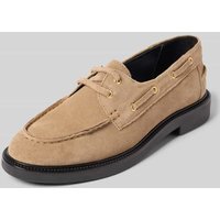 Steve Madden Loafer aus echtem Leder Modell 'Rummored' in Taupe, Größe 41 von Steve Madden