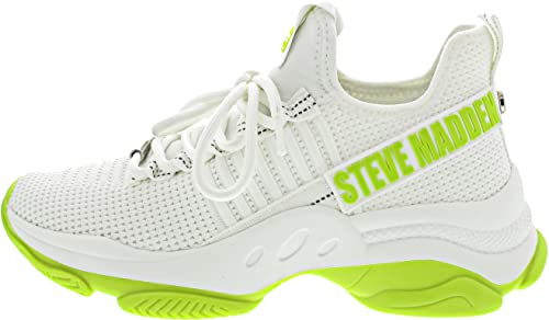 Steve Madden Mac-E Damen Sneaker in Weiß, Größe 37 von Steve Madden