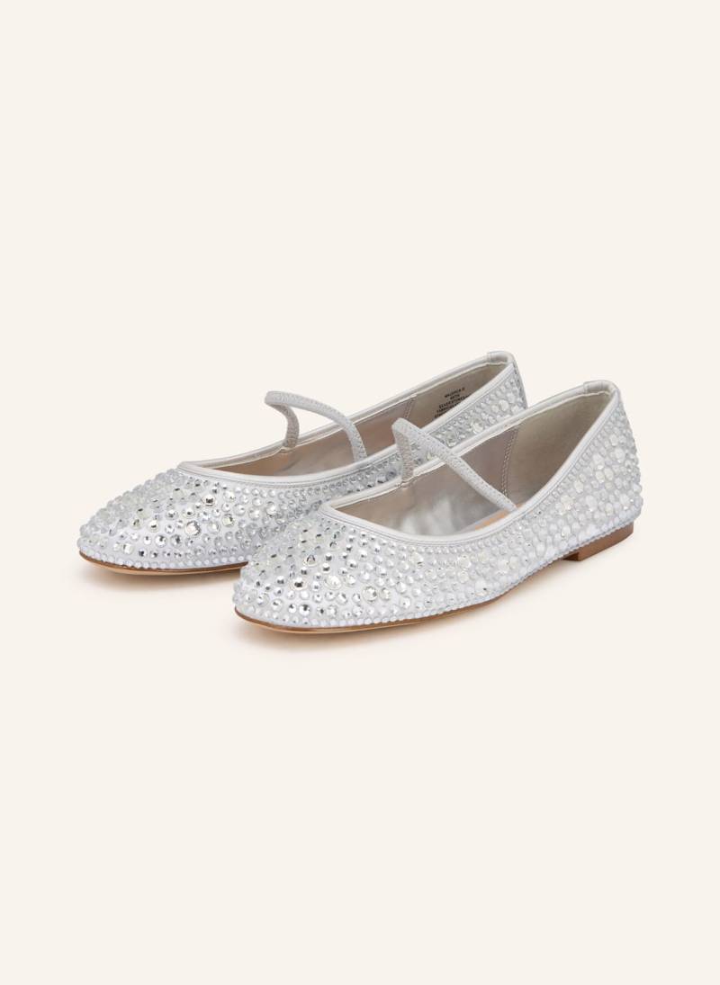 Steve Madden Mary-Jane-Ballerinas Majorca Mit Schmucksteinen silber von Steve Madden