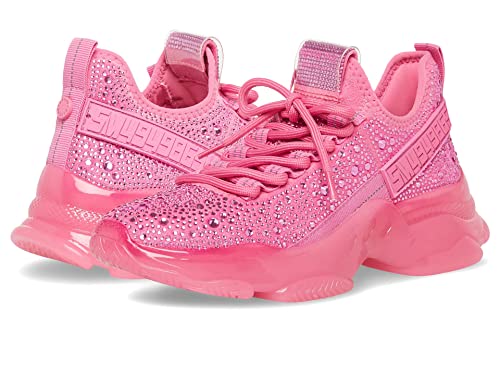 Steve Madden Maxima Sneaker für Damen, Rosa Strass, 36 EU von Steve Madden