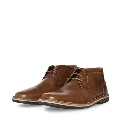 Steve Madden Men's Harken Cognac Leather Boot von Steve Madden