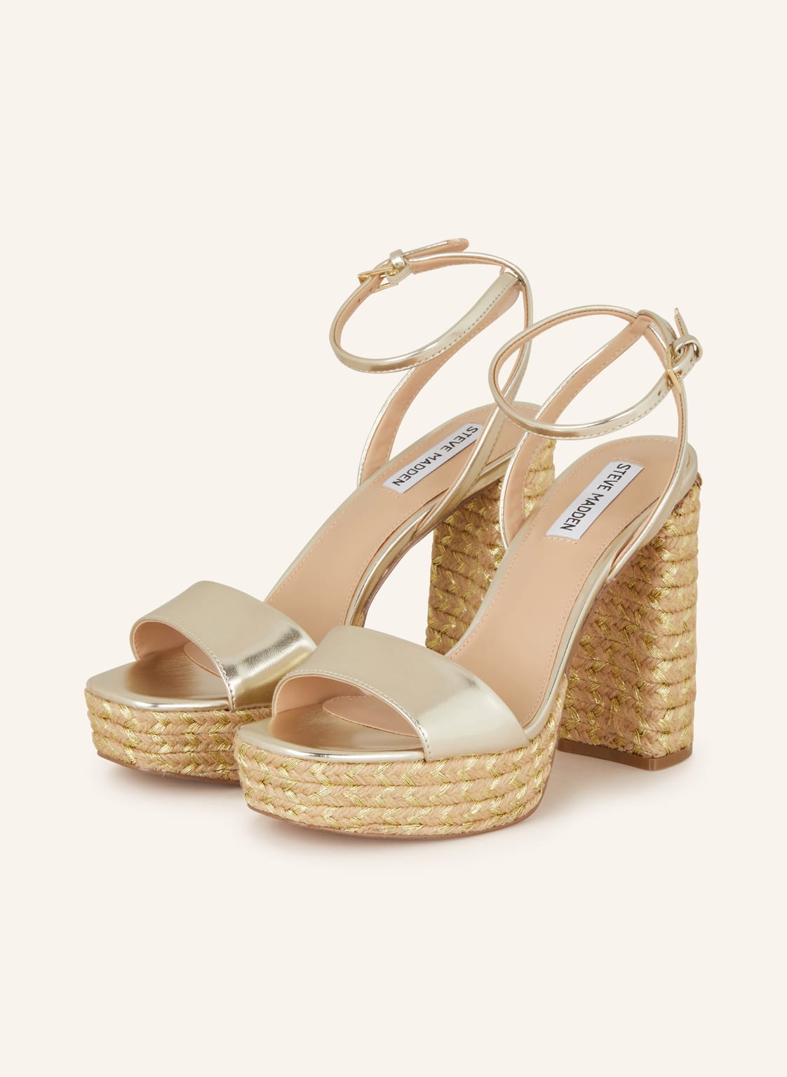 Steve Madden Plateau-Sandaletten Lessa gold von Steve Madden