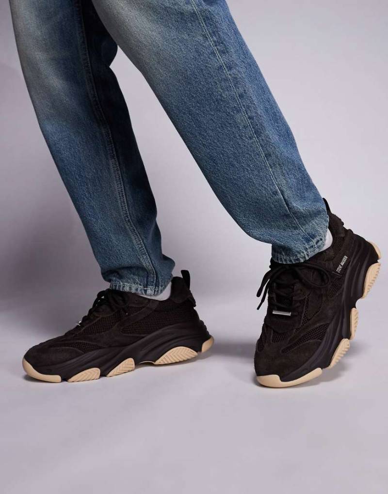 Steve Madden - Posess-H - Sneaker in Braun mit dicker Sohle von Steve Madden