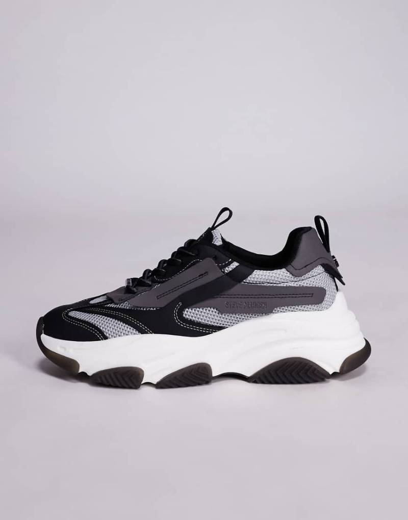 Steve Madden - Possess - Sneaker in Grau mit dicker Sohle von Steve Madden