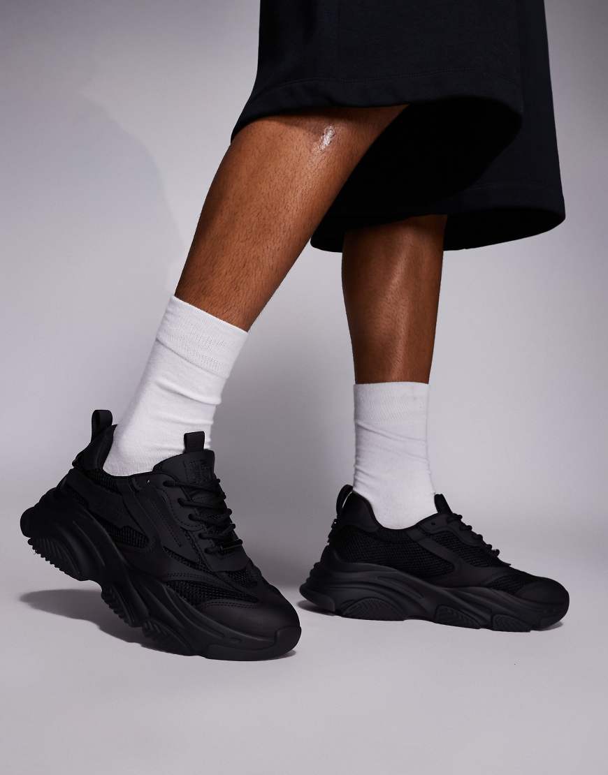 Steve Madden - Possess - Sneaker in Schwarz mit dicker Sohle von Steve Madden