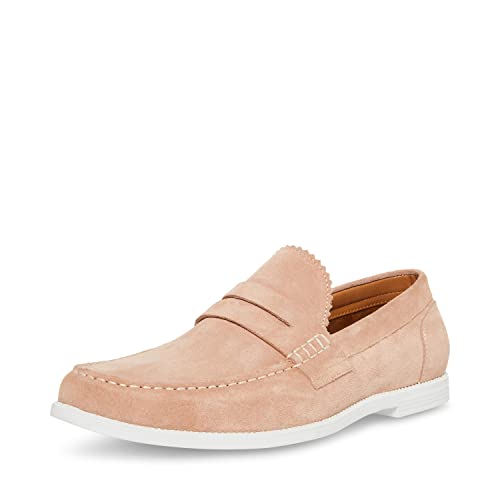 Steve Madden Ramsee Penny Loafer für Herren, Rose Wildleder, 45 EU von Steve Madden