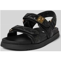 Antony Morato Sandalen aus Leder mit Klettverschluss Modell 'MONA' in Black, Größe 41 von Antony Morato