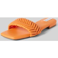 Steve Madden Slides in Flecht-Optik Modell 'ALLURE' in Orange, Größe 39 von Steve Madden