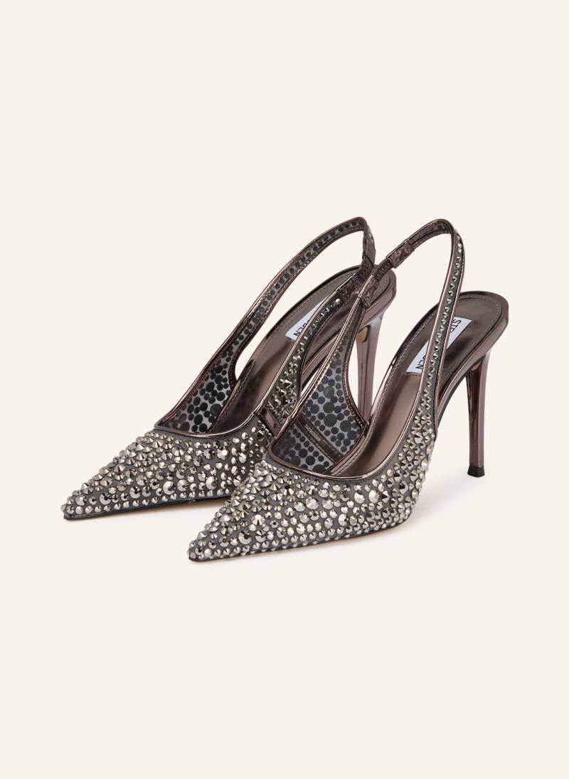 Steve Madden Slingpumps Reyes Mit Schmucksteinen silber von Steve Madden