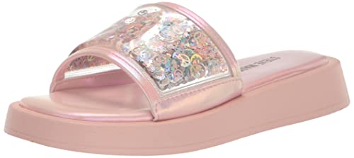 Steve Madden SweeTee Slide Sandale für Mädchen, Blush, 3 Little Kid von Steve Madden