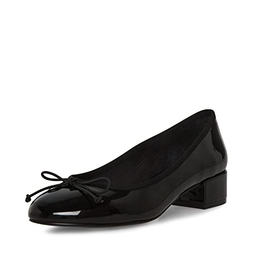 Steve Madden Women's Cherish Pump, Schwarz Lack, 38-39 EU von Steve Madden