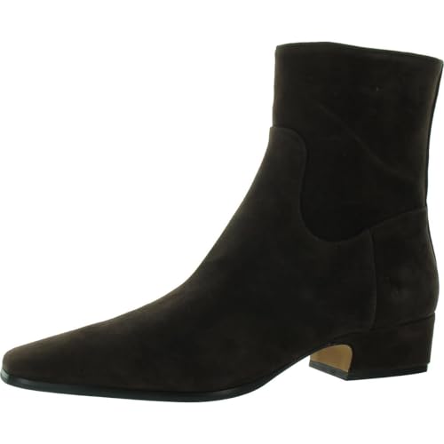 Steve Madden Women's Dusty Ankle Boot, Chocolate Brown Suede, 36-37 EU von Steve Madden