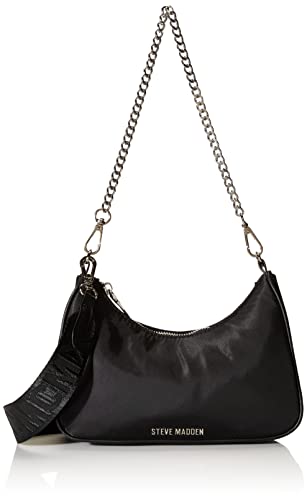 Steve Madden womens Vital Crossbody Bag,Black,9" L x 2.25" W x 6.75" H von Steve Madden