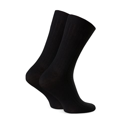 Steven Herren Socken MERINO WOLLE Seamless Diabetiker Socken Outdoor (DE/NL/SE/PL, Numerisch, 41, 43, Regular, Regular, Schwarz) von Steve Madden