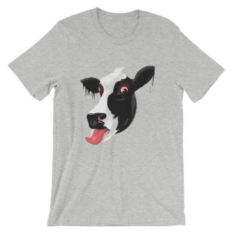 Glückliche Kuh T-Shirt von SteveAshillustration