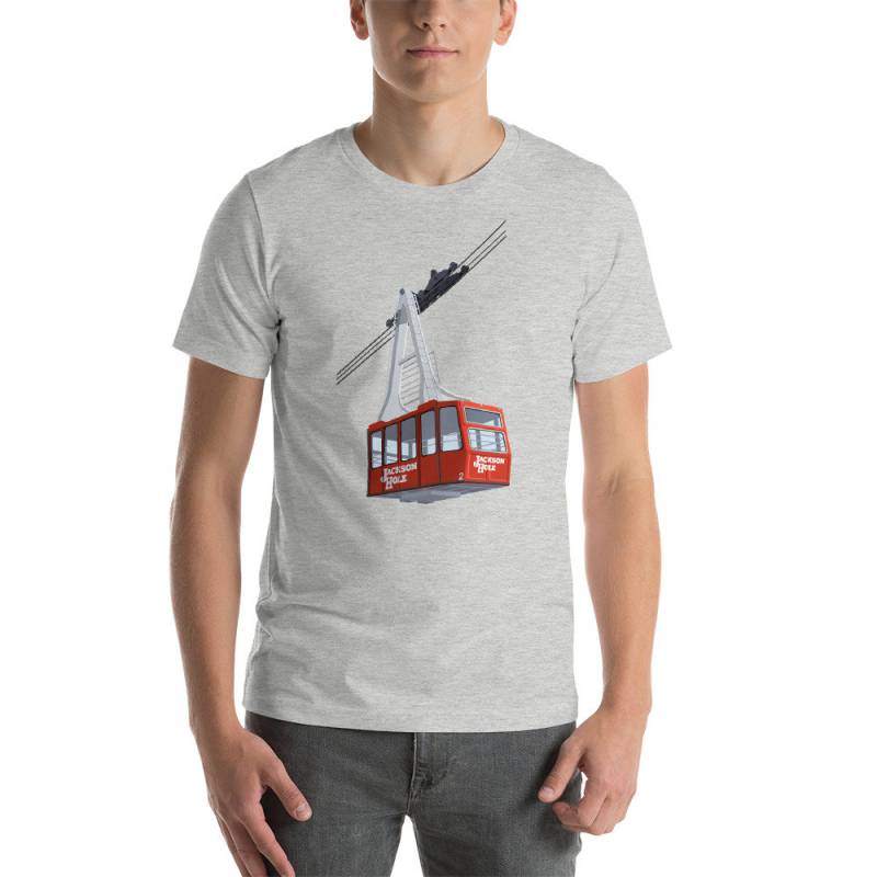 Jackson Hole Ski Resort-Kurzarm Unisex T-Shirt Jackson Hole Ski Resort-Kurzarm Unisex T-Shirt von SteveAshillustration