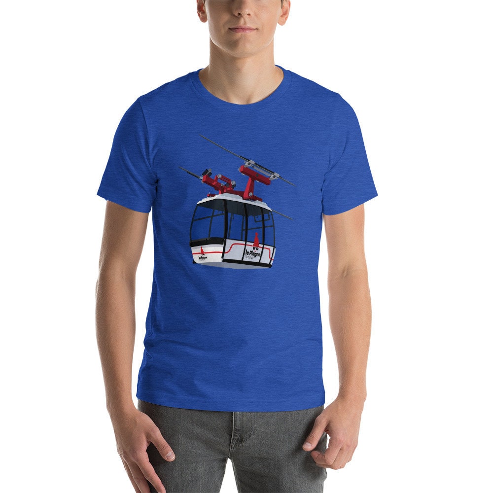 La Plagne Ski Resort-Kurzarm Unisex T-Shirt La Plagne Ski Resort-Kurzarm Unisex T-Shirt von SteveAshillustration