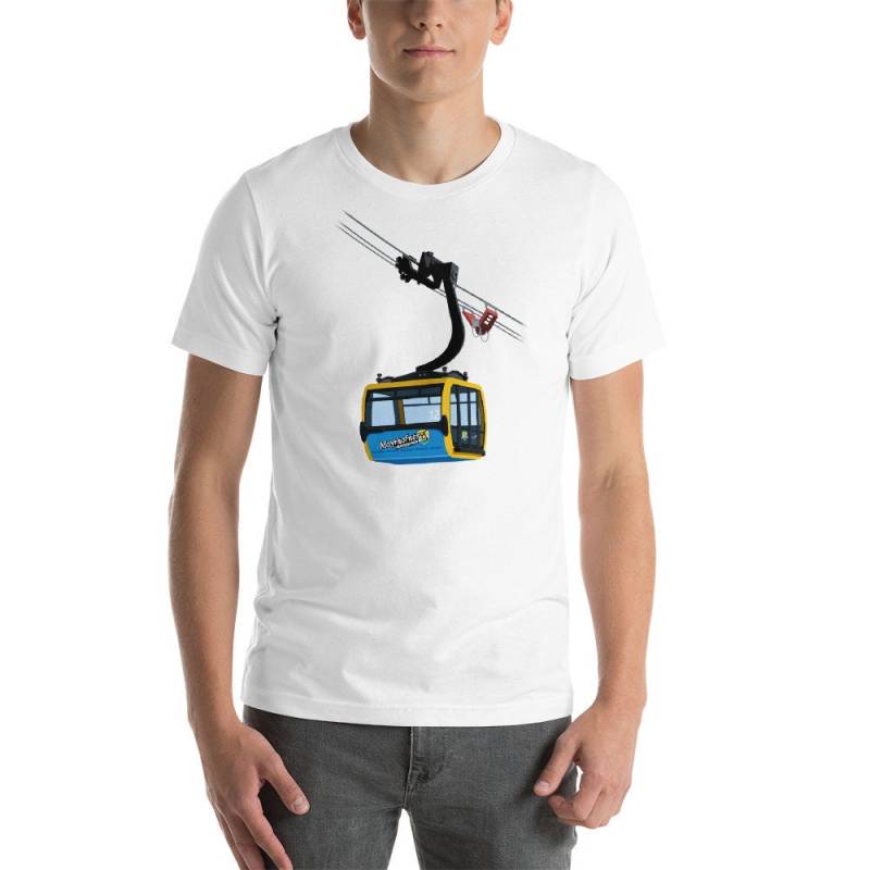 Mayrhofen Ski Resort-Kurzarm Unisex T-Shirt von SteveAshillustration