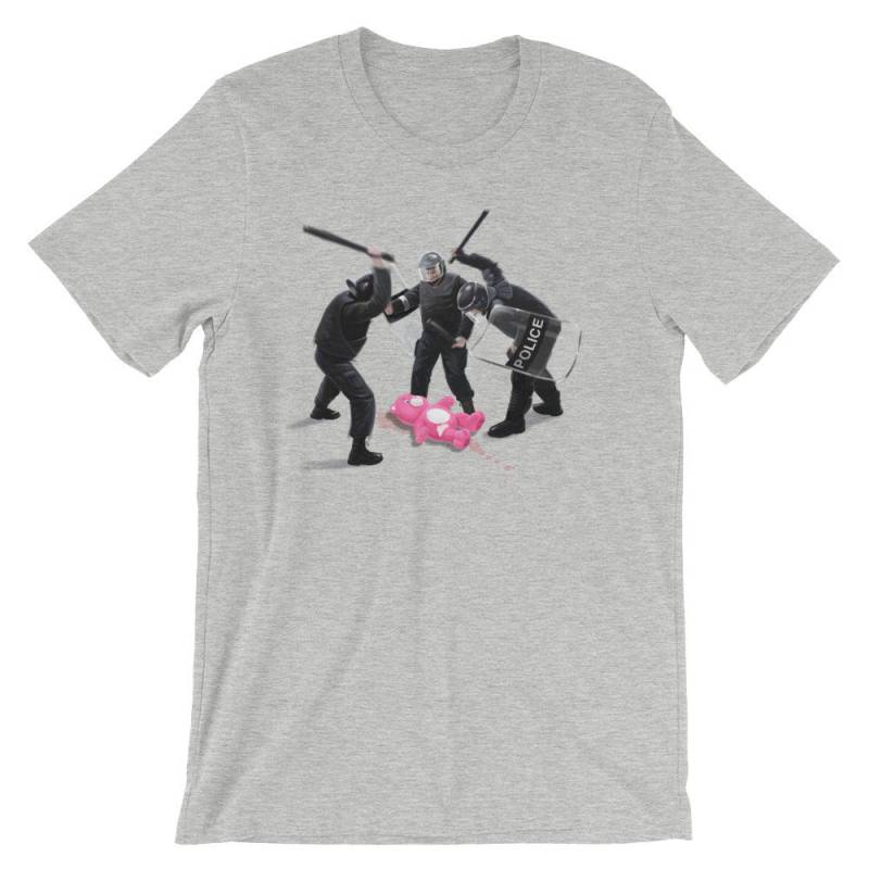Riot Teddybär T-Shirt Riot Teddybär T-Shirt von SteveAshillustration