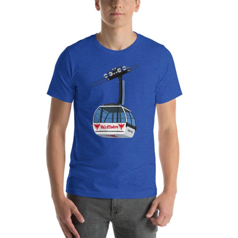 Val D " Isère Ski Resort-Kurzarm Unisex T-Shirt Val D " Isère Ski Resort-Kurzarm Unisex T-Shirt von SteveAshillustration