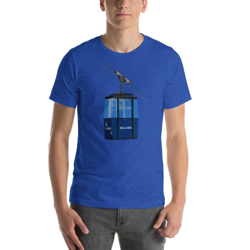 Valluga Ski-Gondel Aus Dem Ferienort St. Anton in Österreich-Kurzarm Unisex T-Shirt Valluga Ski-Gondel Aus Dem Ferienort St. Anton in Österreich-Kurzarm Unisex T-Shirt von SteveAshillustration