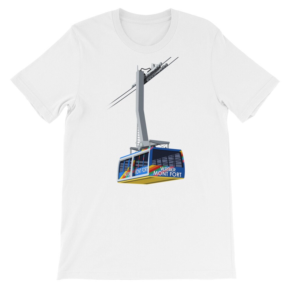 Verbier Ski Resort-Kurzarm Unisex T-Shirt Verbier Ski Resort-Kurzarm Unisex T-Shirt von SteveAshillustration