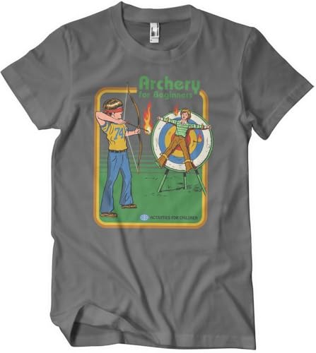 Steven Rhodes Archery for Beginners T-Shirt Darkgrey-L von Steven Rhodes