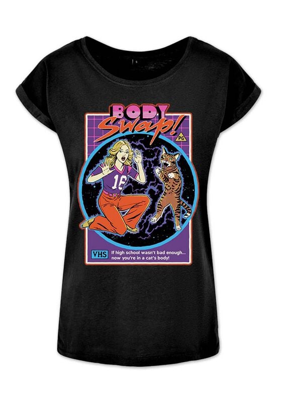 Steven Rhodes Body Swap T-Shirt schwarz in L von Steven Rhodes