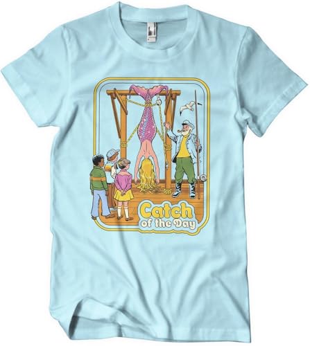 Steven Rhodes Catch of The Day T-Shirt SkyBlue-L von Steven Rhodes
