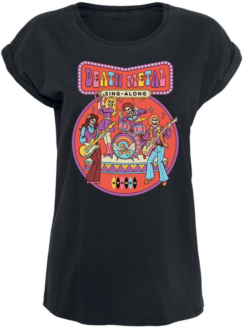 Steven Rhodes Death Metal Sing - Along T-Shirt schwarz in 4XL von Steven Rhodes