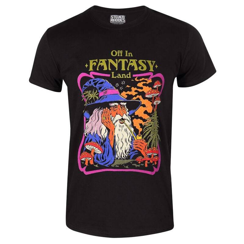 Steven Rhodes Fantasy Land T-Shirt schwarz in XL Steven Rhodes Fantasy Land T-Shirt schwarz in XL von Steven Rhodes
