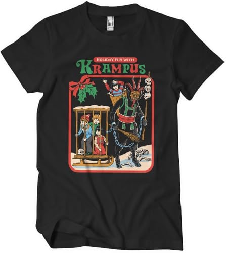 Steven Rhodes Fun with Krampus T-Shirt Black-M von Steven Rhodes