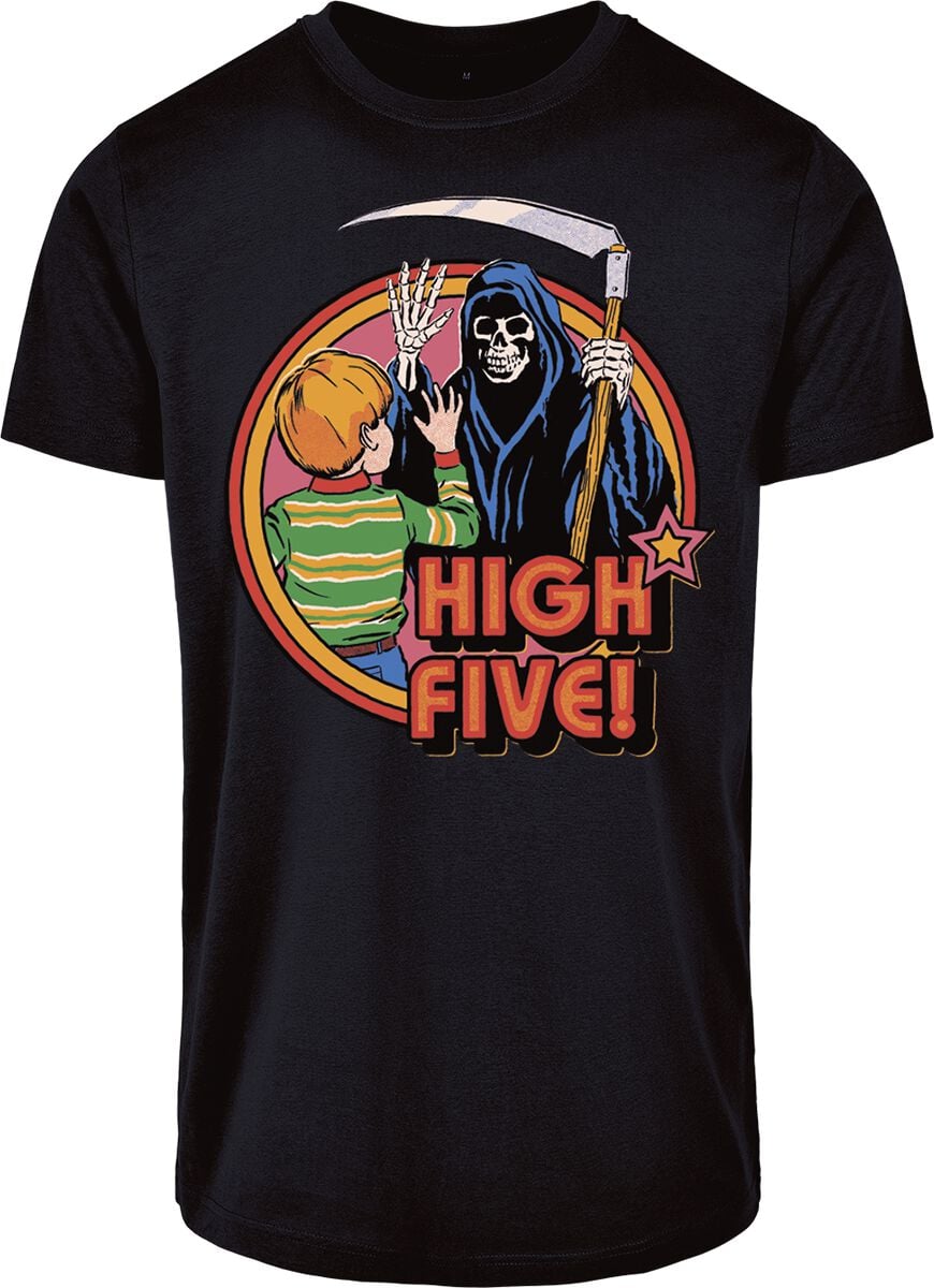 Steven Rhodes High Five T-Shirt schwarz in S von Steven Rhodes