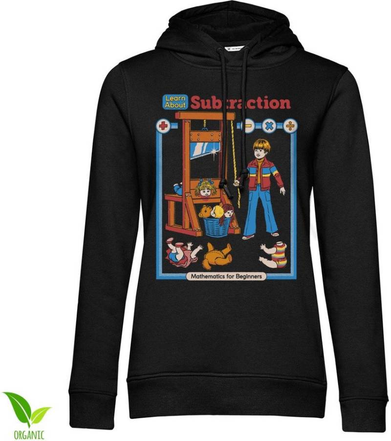Steven Rhodes Hoodie Learn About Subtraction Girly Hoodie von Steven Rhodes