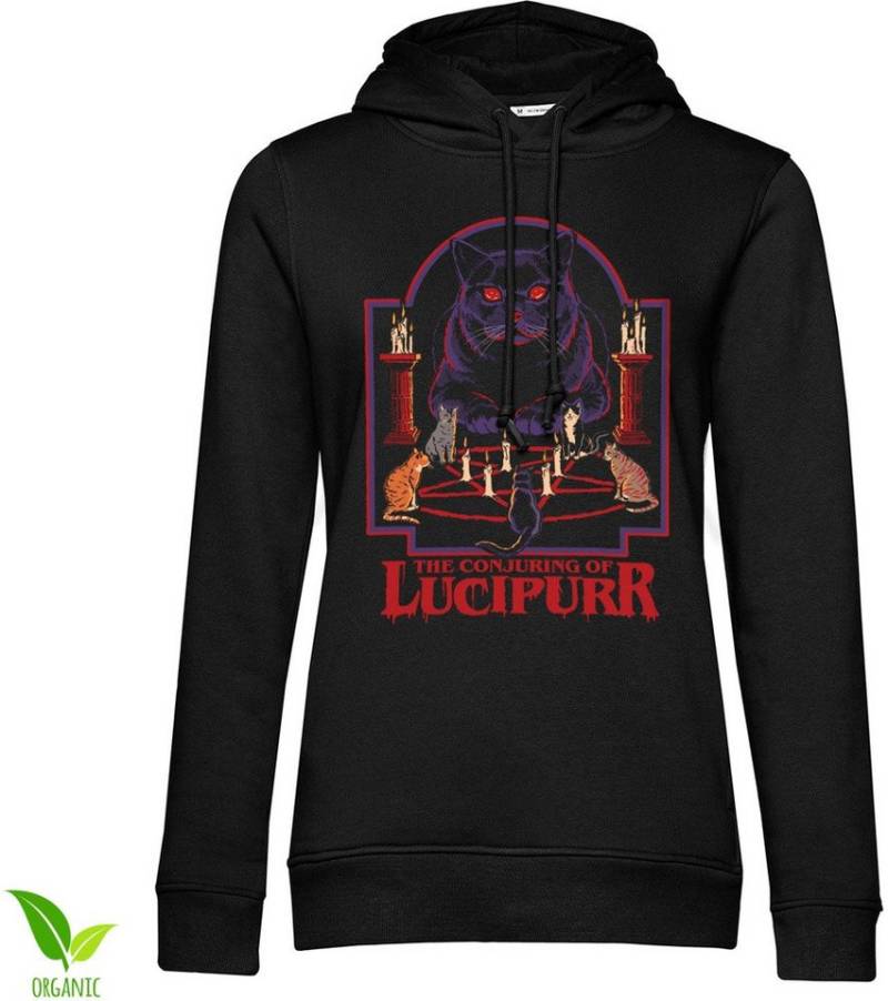 Steven Rhodes Hoodie Lucipurr Girly Hoodie von Steven Rhodes
