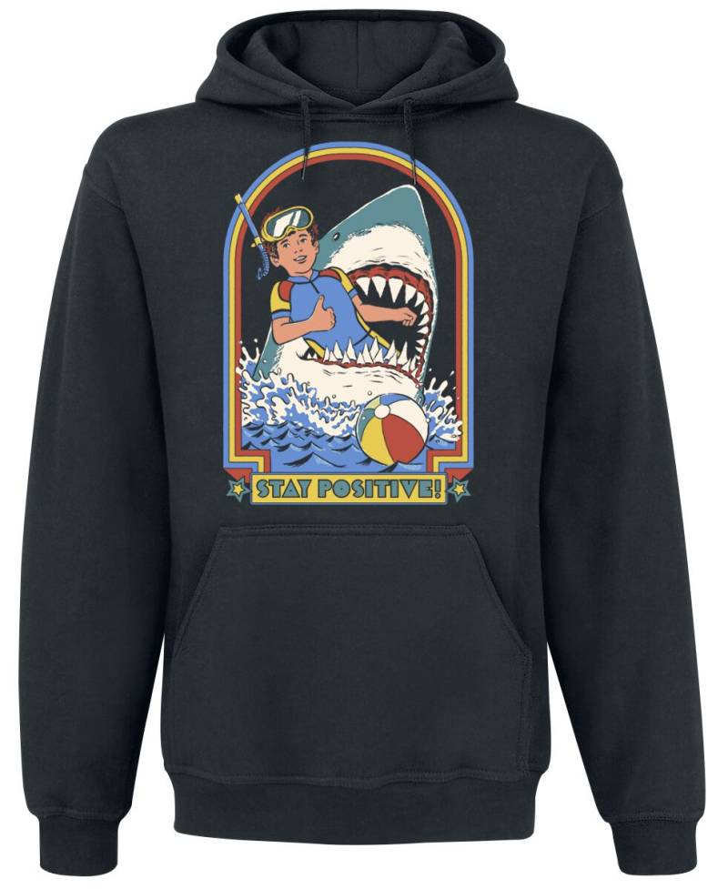 Steven Rhodes Kapuzenpullover - Stay Positive - M bis XXL - für Männer - Größe M - schwarz Steven Rhodes Kapuzenpullover - Stay Positive - M bis XXL - für Männer - Größe M - schwarz von Steven Rhodes