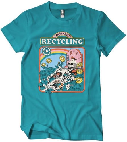 Steven Rhodes Learn About Recycling T-Shirt TropicalBlue-2XL von Steven Rhodes