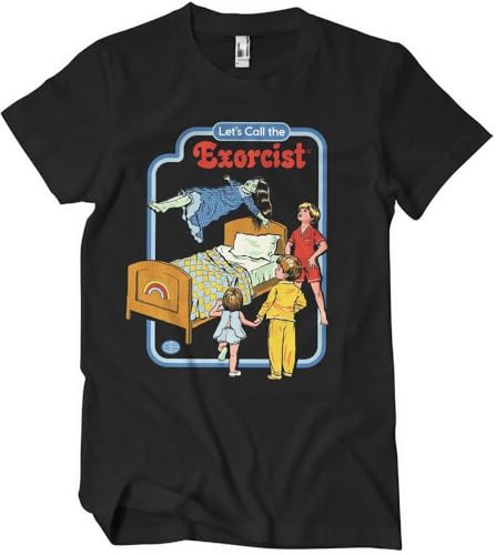 Steven Rhodes Let's Call The Exorcist T-Shirt Black-L von Steven Rhodes
