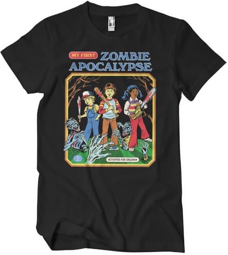 Steven Rhodes My First Zombie Apocalypse T-Shirt Black-L von Steven Rhodes
