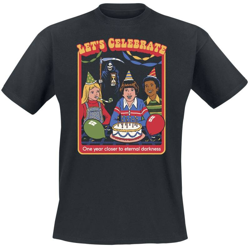 Steven Rhodes One Year Closer To Eternal Darkness T-Shirt schwarz in 4XL von Steven Rhodes