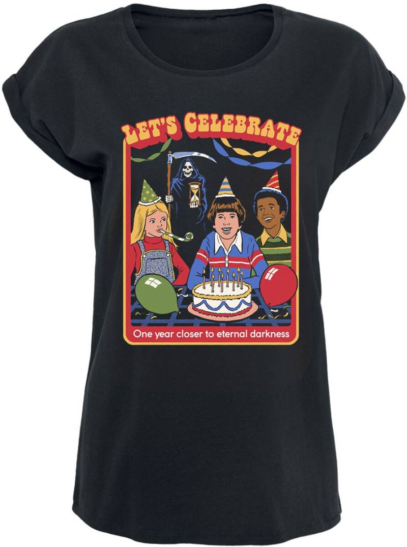 Steven Rhodes One Year Closer To Eternal Darkness T-Shirt schwarz in S von Steven Rhodes